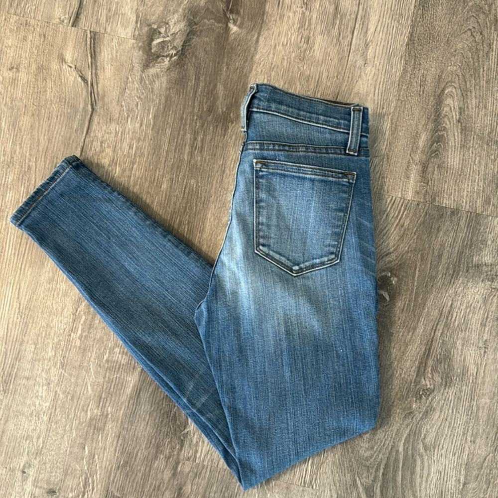 J. Crew High Rise Skinny Medium Wash Jeans Size 26